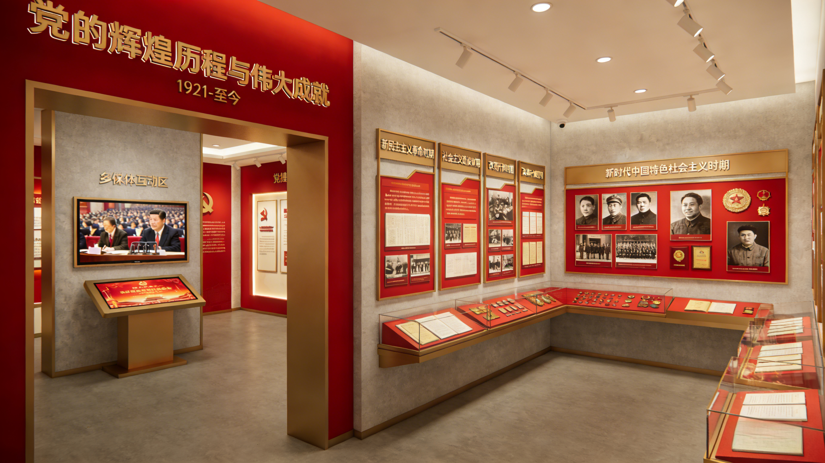 鑫时空科技 45 天极限交付 3000 平企业展厅项目